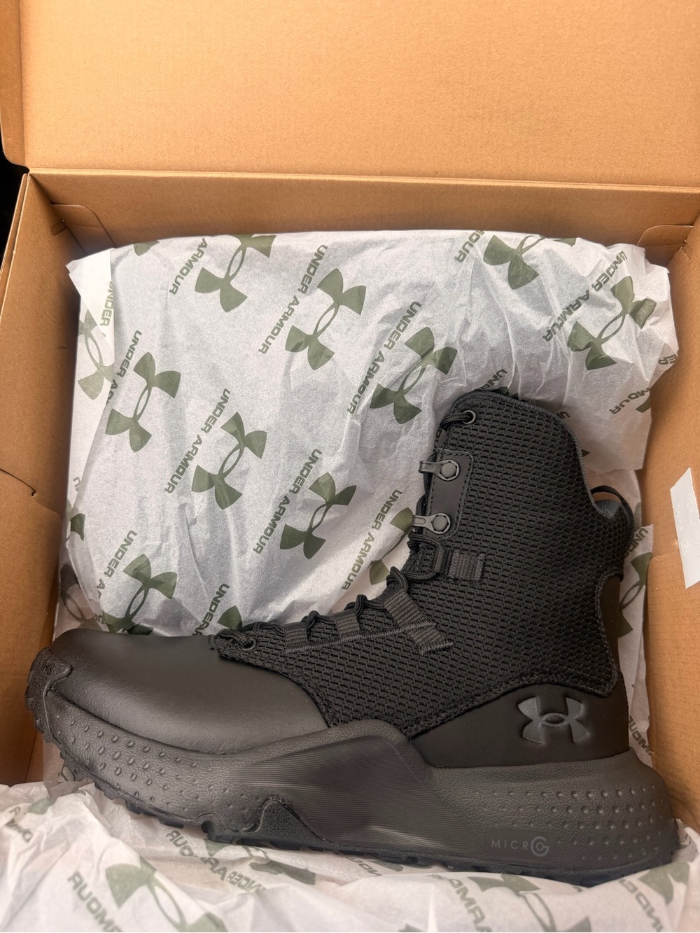 Under Armour Men’s Black Tactical Mesh Boot